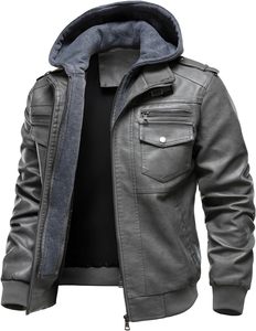Unisex Dark Gray Fleece Hooded <b>Jacket</b> With Zipper Front Casual Winter Wear Standard Fit Knitted Polyester Material - Product Image 2