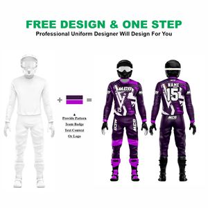 Ropa de Carreras de Motocross, BMX, MTB, Todoterreno, para ATV, de Tela Lujosa con Serigrafía de Silicona de la Mejor Calidad, Diseño Popular 2027 - Product Image 2