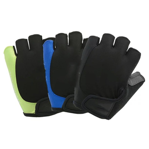 Customized Men's Cycling <b>Bike</b> Half <b>Finger</b> Gloves – Shockproof, Breathable, Anti-Slip & Padded, Unisex Mountain Bicycle Gloves - Product Image 4