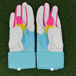 Guantes de Bateo de Béisbol Profesionales Multicolores, Alta Destreza, Agarre Reforzado, Palma Reforzada, Equipo de Bateo, Tendencia en el Mercado de EE. UU. y Europa - Product Image 2