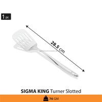 Spatule de cuisine durable en acier inoxydable 306 finition miroir avec poignée en silicone, compatible lave-vaisselle, pour cuisines domestiques, restaurants, hôtels, vente en gros