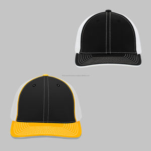 OEM Custom 6 Panel Unisex <b>Baseball</b> Hats Embroidered Cotton Fabric Adjustable Size Two Tone Curved Brim Caps Unisex Style Set - Product Image 2