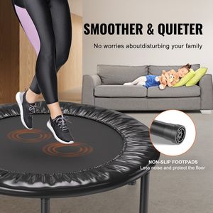Mini Trampolín Plegable de 36 Pulgadas, Rebounder de Fitness con Capacidad de Carga Máxima de 220 Libras, Trampolín Estable y Silencioso para Ejercicios en Interiores - Product Image 5