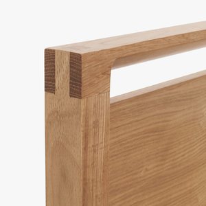 Modern Solid Wood Bed Frame With Storage <b>Drawers</b> Bedroom Furniture made in Indonesia - Product Image 5