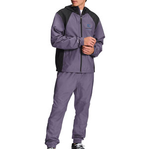Wholesale Winter Hooded Casual Solid Windbreaker <b>Tracksuits</b> High Quality 2026 New Style - Product Image 1
