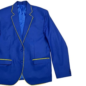 OEM Custom Unisex Sorority & Fraternity Wear Double Trim Blazer Organic Cotton Embroidered <b>Coat</b> Greek Formal Lined - Product Image 5