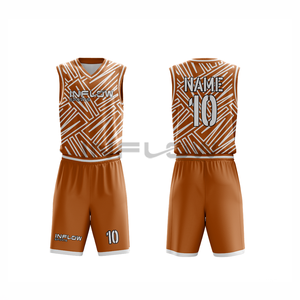 Ensemble de maillots de basket-ball réversibles, kit uniforme d'équipe par sublimation, vêtements de basket-ball respirants à séchage rapide pour adultes/enfants - Product Image 1