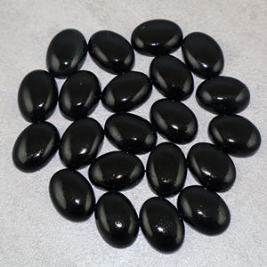 Piedra Preciosa de Ónix Negro Natural en Forma Ovalada de 13x18 mm, Piedra Suelta para Fabricación de Joyas, Venta al por Mayor - Product Image 2