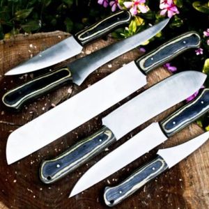 Ensemble de couteaux de cuisine professionnels pour la préparation culinaire, la découpe des ingrédients et les tâches de découpe de précision pour la vente en gros - Product Image 1