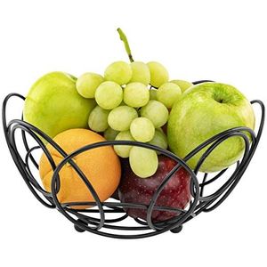 Panier à fruits en métal fait main élégant pour la décoration de la salle à manger à la maison, avec un motif ouvert et une construction solide - Product Image 2