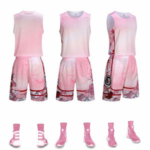 Nueva Llegada, Conjunto Deportivo de Baloncesto para Hombre, Transpirable, de Secado Rápido, Chaleco de Entrenamiento, Pantalones Cortos, Uniforme de Baloncesto, Trajes Deportivos - Product Image 2
