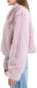 Gilet long en fourrure de renard mongole, fait main en Europe, pour femme, style trench épais, haute couture, très prisé par les influenceuses - Product Image 3