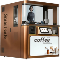 Máquina de Café Robótica para Bebidas Calientes y Frías, Robot para Preparar Café para Negocios