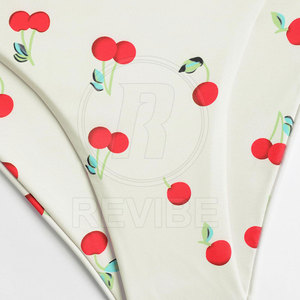 Conjuntos de Bikini de 2 Piezas Cómodos y de Alta Calidad, Transpirables, de Spandex/Poliéster, con Diseño de Logotipo Frontal, para Actividades de Playa y Piscina en Verano - Product Image 5