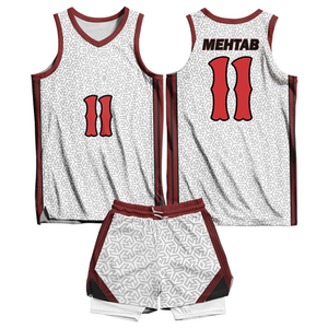 Uniforme de Baloncesto Personalizado de Alta Calidad – Camiseta y Pantalones Cortos Sublimados 100% Poliéster - Product Image 4