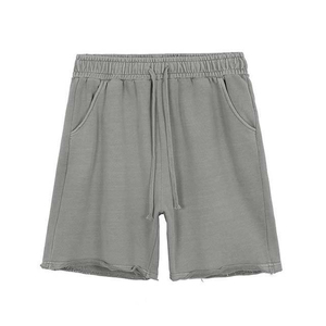 Shorts de Mezclilla Retro para Hombre con Lavado Ácido y Detalles Desgastados, Ideales para Uso Diario Informal y Cómodo - Product Image 1