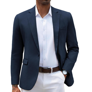 Men's Double Breasted 3-Piece Wedding Suit <b>Set</b> Anti-Wrinkle Italian Style OEM Service V-neck Collar Customizable Colors Custom - Product Image 3
