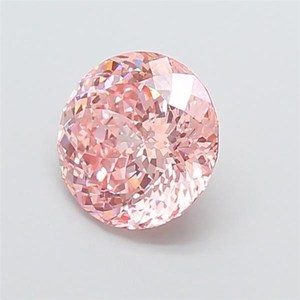 Diamants ronds de laboratoire CVD, taille portugaise, rose intense fantaisie, de 1 à 5 carats, VS1, certifiés IGI, pour la création de bijoux - Product Image 6