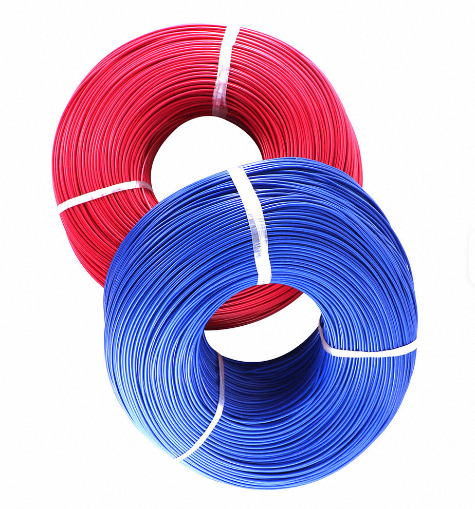 Aluminum Clad Steel Stranded Conductor ETFE Insulated Heating Cable 15W/m Power Rating Indoor Use Coil Shape