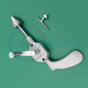 Perceuse osseuse orthopédique manuelle avec mandrin Jacobs, instrument chirurgical en acier inoxydable, usage vétérinaire, certifiée CE, réutilisable - Product Image 4