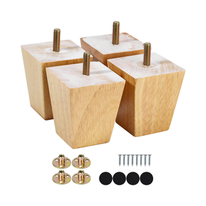 Custom Solid Wood Square Furniture <b>Legs</b> <b>for</b> Couch <b>Sofa</b> Bed Cabinet Table OEM Factory Solid Wood Square Furniture <b>Legs</b> - Product Image 2