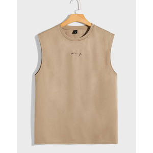 OEM Custom Design Men's Gym Stringer Tank Top Plus Size Canton Fitness <b>Running</b> <b>Singlet</b> Casual Print Jersey for Winter Sports - Product Image 3