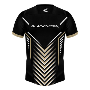 Camiseta de Pádel con Cuello en V, Sublimación Completa, Manga Corta, Absorbe la Humedad, Elástica en Cuatro Direcciones, Transpirable, Ecológica, Ajuste Atlético - Product Image 2