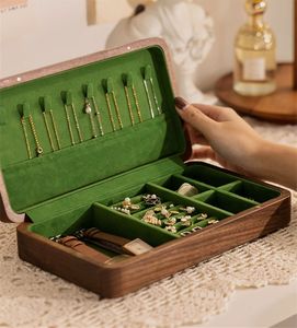 Boîte de rangement pour bijoux pour femmes et hommes, boîte artisanale en bois, boîte à souvenirs de qualité supérieure, étui de présentation et de rangement pour bijoux, fait main - Product Image 1