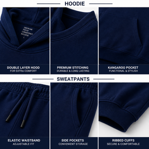 Conjunto Deportivo Informal de Moda para Hombre, Diseño Personalizado, Estilo Urbano, Sudadera Holgada y Pantalones Deportivos, Conjuntos Deportivos Holgados para Hombre - Product Image 5