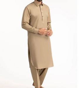 2026 Shalwar Kameez sur mesure de haute qualité à séchage rapide pour hommes, costume pakistanais afghan vierge, tenue de fête et de mariage, ensemble deux pièces - Product Image 5