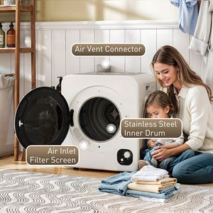 Asciugatrice Elettrica Portatile Compatta da 600W per Uso Domestico, Alberghiero e Camper - Spina UK/US/AU - Product Image 4