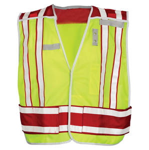 Chaleco de Seguridad Reflectante Personalizado de Fábrica, Chaleco de Alta Visibilidad para Construcción, Chalecos de Seguridad para Hombre con Múltiples Bolsillos Transpirables - Product Image 5