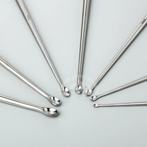 BAFA SURGICAL INSTRUMENTS BSI-EP-1133 <b>10</b>-Piece Stainless Steel Lab Spatula Ergonomic Grip CE Certified Class II Medical Device - Product Image 3
