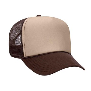 High Quality Wholesale Custom Logo Cotton Twill Mesh <b>Snap</b> Back Flex Fit High Quality Baseball Hat Plain Mesh Trucker Hat - Product Image 3