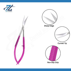Tijeras Microquirúrgicas Infinex Maestro de 18 cm con Mango Redondo, Instrumento de Precisión para Microcirugía, Acero Inoxidable de Alta Calidad, Reutilizables, Pakistán - Product Image 2