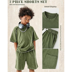 Débardeur de sport oversize 180-230 g/m² pour homme, coupe personnalisée, sans manches, avec motif graphique délavé à l'acide, col rond et tissu tricoté - Product Image 2