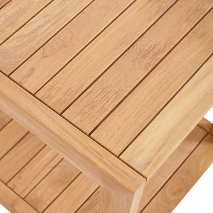 Cadre carré en teck naturel de style moderne pour la décoration de meubles de maison et les ensembles de meubles de jardin - Product Image 6