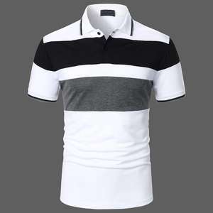 Polo de Alta Calidad, Liso, Casual, con Logotipo Personalizado, Simple, para Hombre, Transpirable, para Golf, Ropa Casual, 100% Algodón, Tallas Grandes - Product Image 6