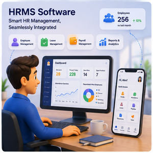 Solución HRMS Basada en la Nube, Gestión de Empleados, Control de Asistencia, Análisis, Android, IOS, Internet - Product Image 1