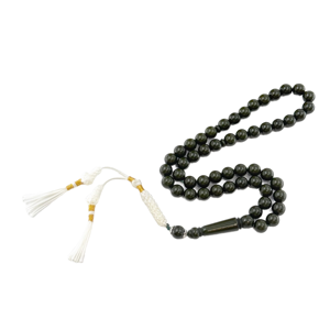 Tasbih de la Mejor Calidad, Cuentas de Resina de 10 mm, Religioso Islámico para Pulsera, 51 Nombres de Alá - Product Image 2