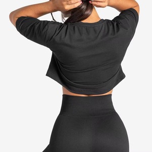 Best Selling Women Crop <b>tops</b> Quick dry Breathable 100% Cotton Material Lightweight Breathable Customized Logo Women Crop <b>Top</b> - Product Image 2