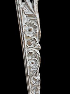 Vintage <b>White</b> Carved Wooden Full Length <b>Mirror</b> Decorative Wall <b>Mirror</b> Antique <b>Ornate</b> Frame Dressing <b>Mirror</b> - Product Image 6