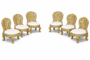 Wedding Modern Vedi <b>Chairs</b> Manufacturer <b>Silver</b> Wedding Mandap Low Seating <b>Chairs</b> Modern White & <b>Silver</b> Mandap <b>Chair</b> USA - Product Image 5