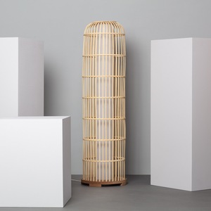 Superbe offre : lampadaire décoratif de luxe en bambou naturel pour l'aménagement intérieur, éclairage sur pied. - Product Image 5