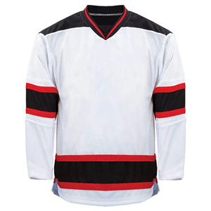 Jersey de Hockey sobre Hielo Personalizable para Hombre, Sublimación con Logotipo, Poliéster Transpirable, Secado Rápido, Manga Larga, Talla Grande - Product Image 1