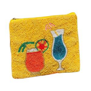 Petit portefeuille fait main perlé broderie Cactus haute qualité fête porte-monnaie nouveau Design élégant luxe à la mode Hiba entreprises - Product Image 5