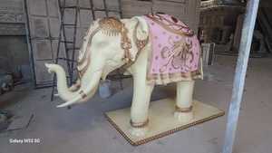 Hermoso Elefante Tradicional de Fibra, Diseño Profesional, Moderno, Clásico y Sencillo para Decoración de Bodas, Eventos y Templos - Product Image 5