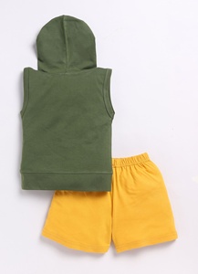 Pijama de bebé de invierno con capucha y cremallera bidireccional, mono de forro polar de oso de peluche de manga larga para bebés - Product Image 4