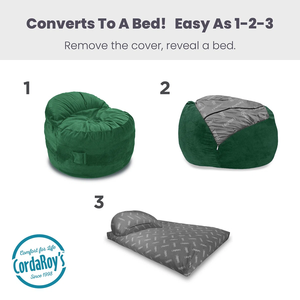 Convertible High Quality New <b>BEAN</b> <b>BAG</b> RELAX CHAIR Corduroy High density sponge Modern Vietnam <b>Bean</b> <b>Bag</b> MD23 - Product Image 3