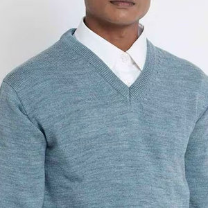 Fabricant d'usine, pull pour homme sur mesure, prix de gros, pull pour homme élégant et décontracté à vendre - Product Image 6